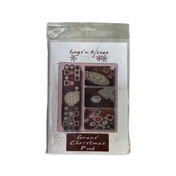 Quilt Pattern Hugs ’n Kisses Grans’ Christmas Pud Pudding 2011 New Not Opened - Picture 1 of 7